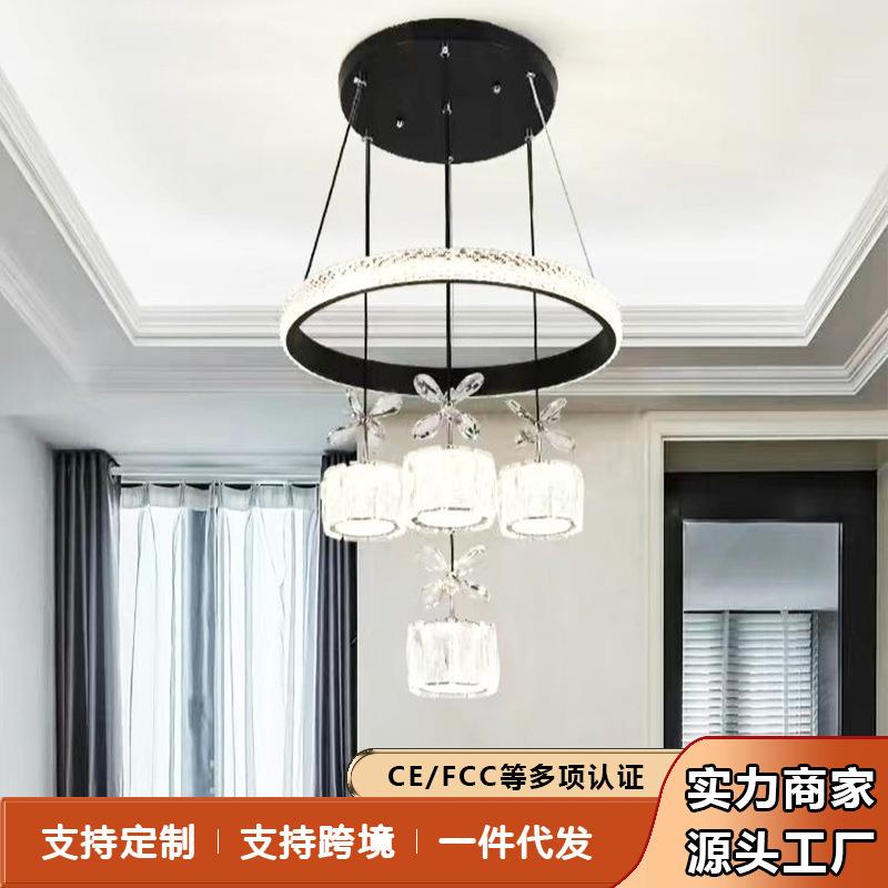 餐厅吊灯现代简约饭厅餐桌灯吧台网红卧室新款阳台灯中山灯具