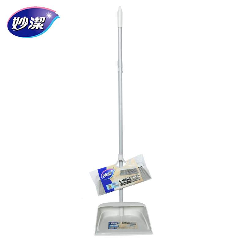妙洁贴地易洁扫把簸箕套装组合家用撮箕软毛魔术笤帚扫帚扫地神器