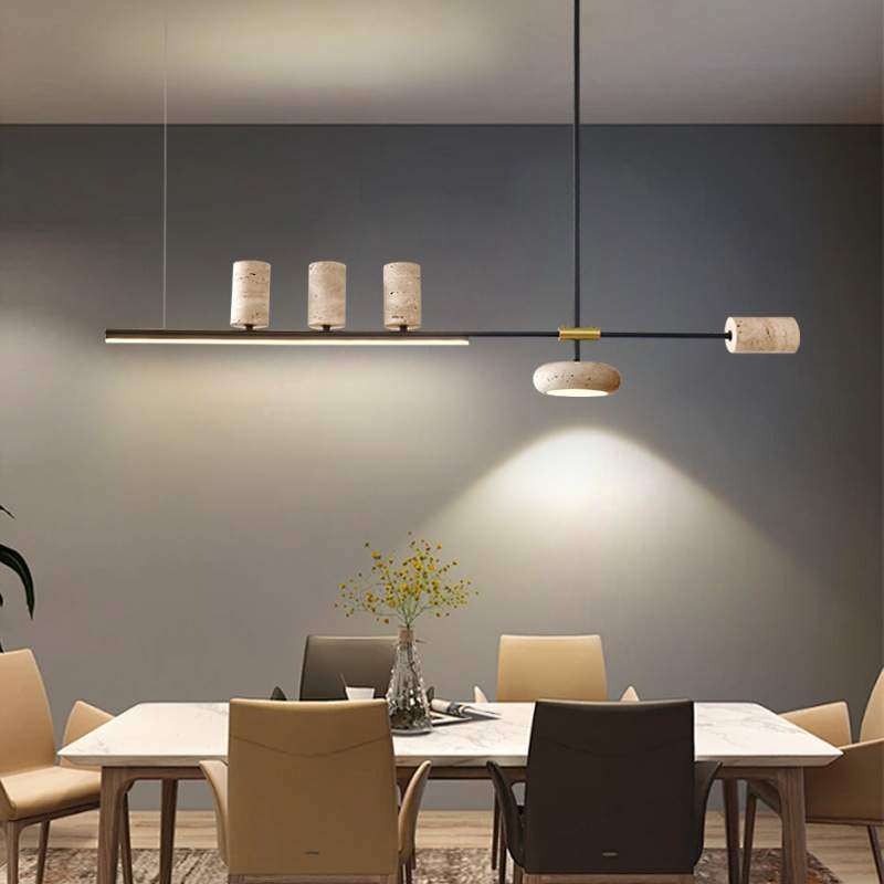 现代简约个性黄洞石长条吊灯侘寂风茶室吧台中古奶油风一字餐吊灯,纺织面料/辅料/配套,纺织机械配件,淘宝优惠券,粉丝福利购,淘宝优惠卷