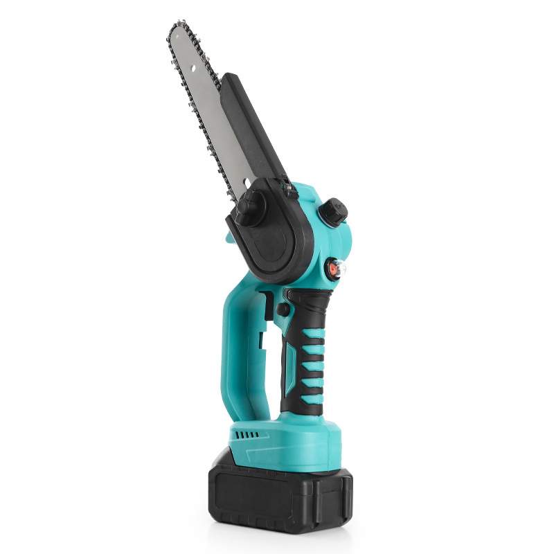 8寸伐木手锯手持锂电锯木工锯 家用锯树充电式小型电链锯电动手锯