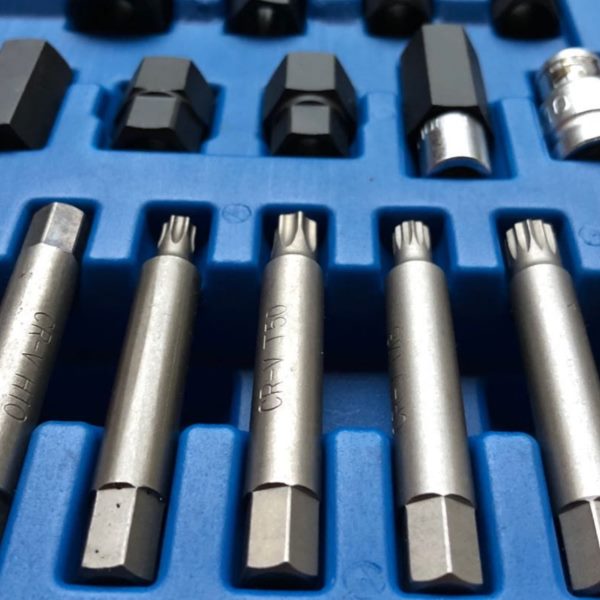 发电机皮带轮拆卸工具汽车皮带轮单向轮离合轮拆卸器拆装30件套