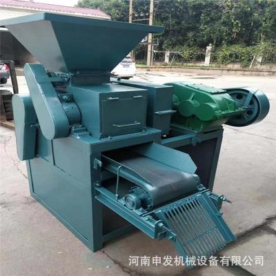 椭球矿粉白灰压球机小型煤粉压球机对辊煤球机