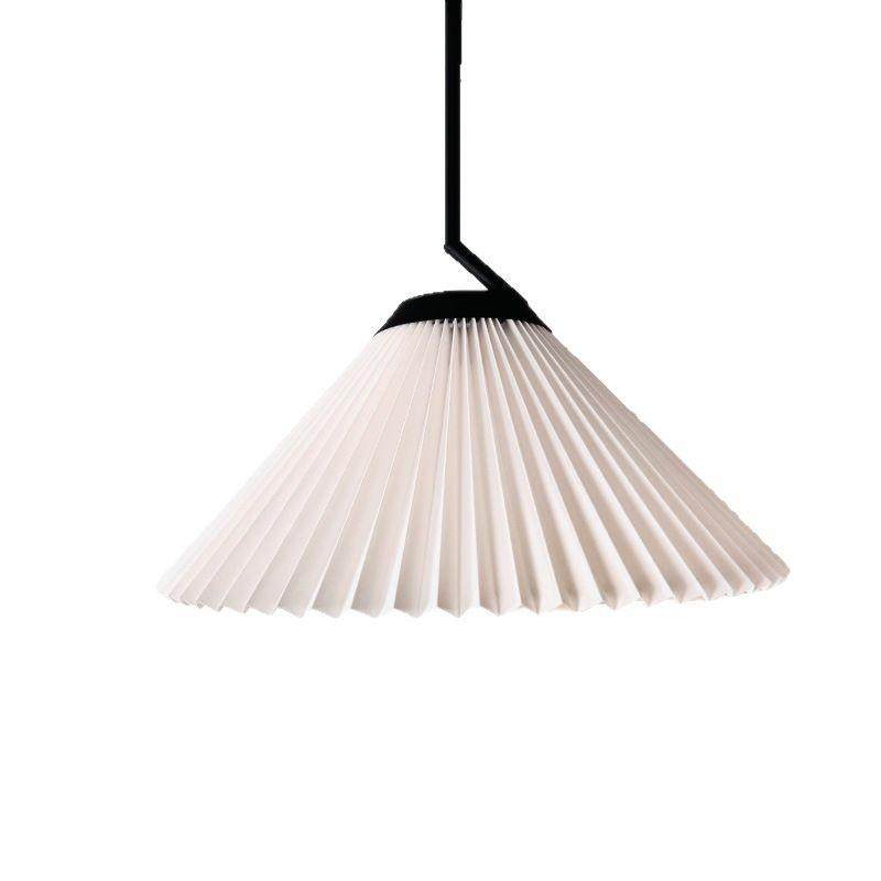 百褶吊灯复古设计师创意布艺灯餐厅书房卧室工现代简约氛围灯具,家装灯饰光源,智能吊灯,淘宝优惠券,粉丝福利购,淘宝优惠卷