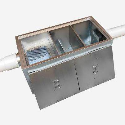 加厚不锈钢地埋式隔油池厨房餐饮地沟三级污水过滤沉淀油水分离器