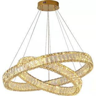 意式 楼梯间长吊灯 水晶吊灯客厅简约现代轻具公寓别墅挑高复式