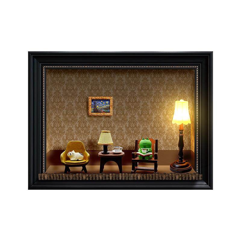 新款磁吸电表箱装饰画diy可置物配电箱弱电箱遮挡挂画可收纳壁画,家居饰品,现代装饰画,淘宝优惠券,粉丝福利购,淘宝优惠卷