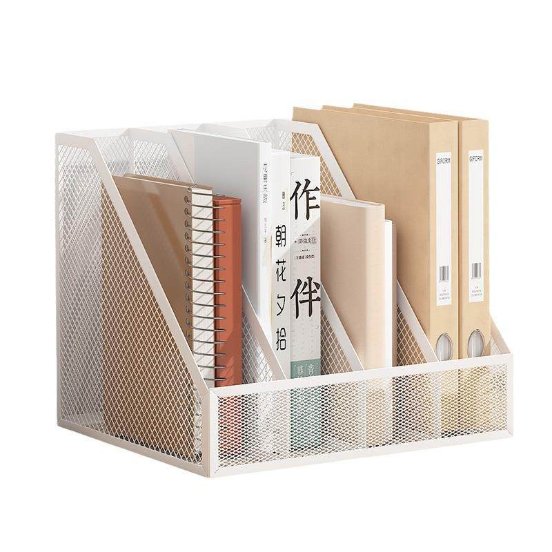 金属文件框文件架办公桌置物架多层文件夹档案收纳资料收纳架书立,收纳整理,书桌收纳置物架,淘宝优惠券,粉丝福利购,淘宝优惠卷