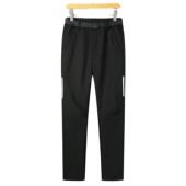 加绒加厚保暖防风防水登山裤 加厚单层冲锋裤 男女户外秋冬季