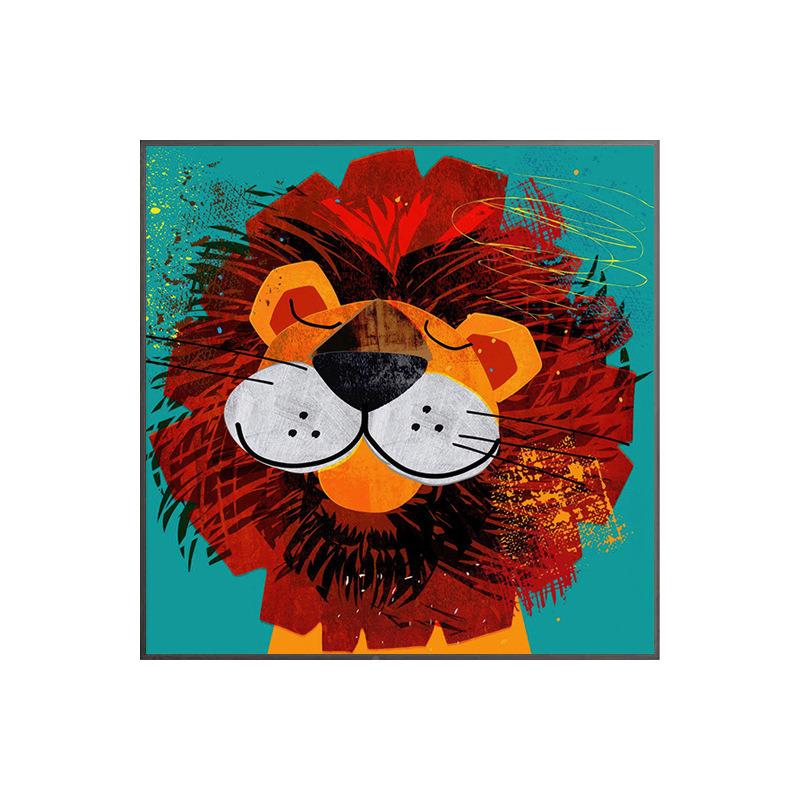 动乐园多巴胺风格童趣QB202310饰术装画物北欧卧室可爱卡艺通儿童