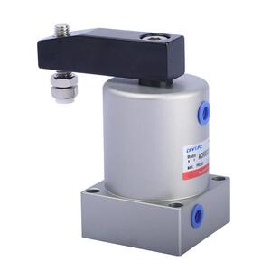 上法兰配管式安装ASC-FA25/32/40/50/63夹具气缸旋转转角缸气动