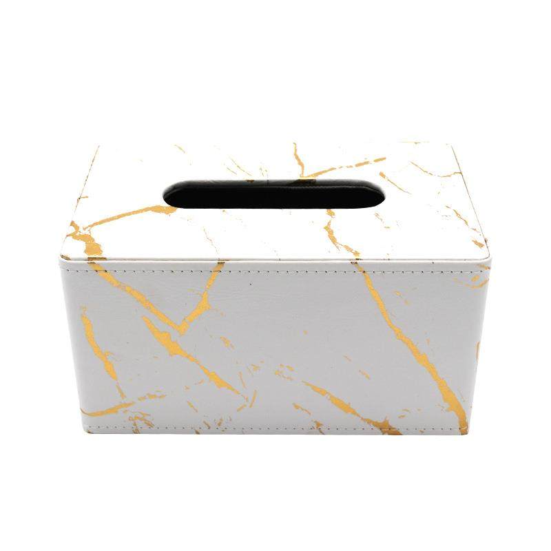 大理石纹卧室客厅餐桌简约皮革纸巾盒北欧卫生间家用餐巾抽纸盒,收纳整理,纸巾盒,淘宝优惠券,粉丝福利购,淘宝优惠卷