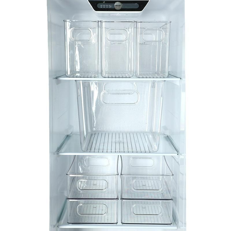 冰箱收纳盒保鲜盒抽屉式透明调瓶罐水果蔬菜分格储存割整理篮料筐