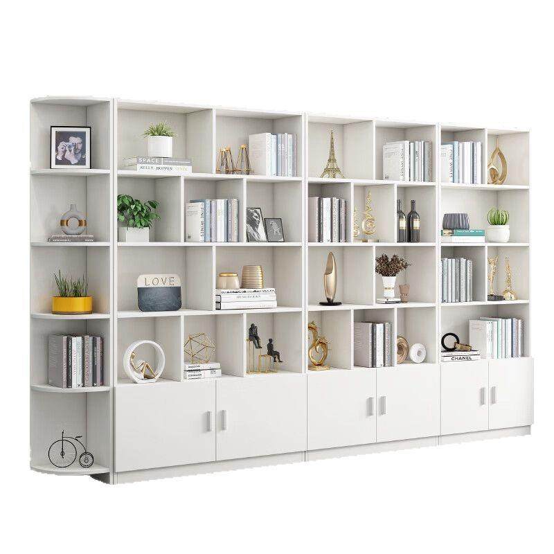 实木书柜实木书架落地客厅整墙组合格子展柜收纳柜储物柜带门书柜,商业/办公家具,办公储物柜,淘宝优惠券,粉丝福利购,淘宝优惠卷