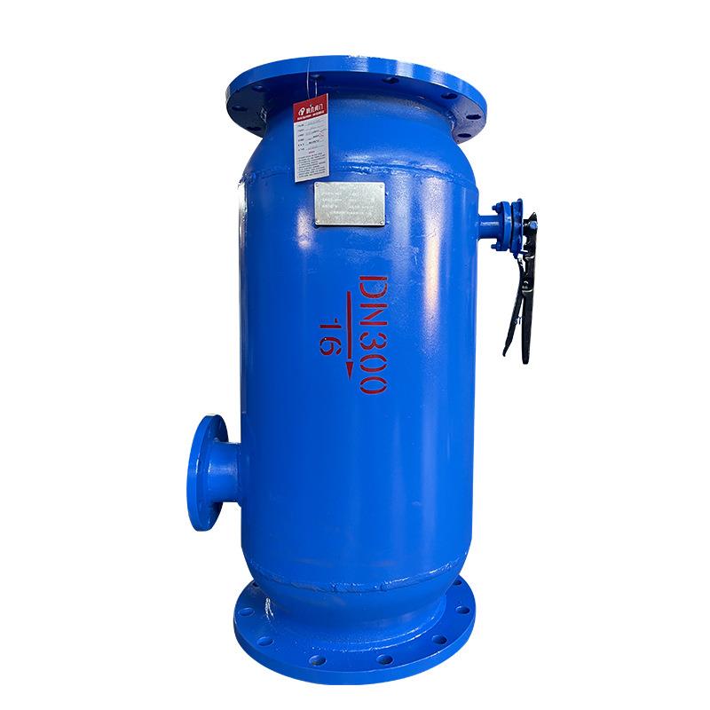 现货反冲洗除污器直通排污过滤器立式管道快速反冲洗工业过滤器