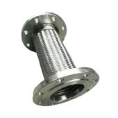 304不锈钢金属软管法兰波软管1寸不锈钢金属软管大口径编织软管