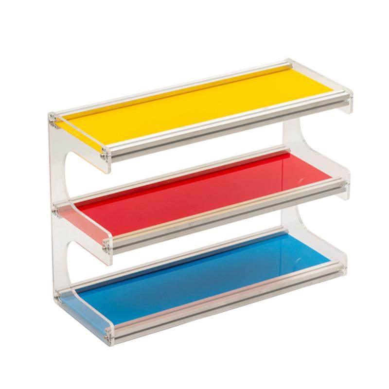 孟菲斯梳妆台多层桌面办公室卧室置物架亚克力收纳架整理架铝合金,收纳整理,首饰盒,淘宝优惠券,粉丝福利购,淘宝优惠卷