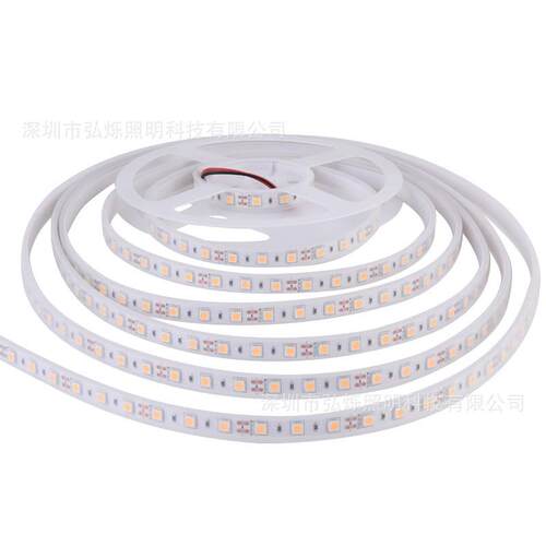 led灯带12v防水户外墙外低压高亮线灯室外车用装饰24伏套管软灯条