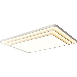 高档超亮长方形超大客厅吸顶灯大尺寸150cm大气中山灯具现代简约