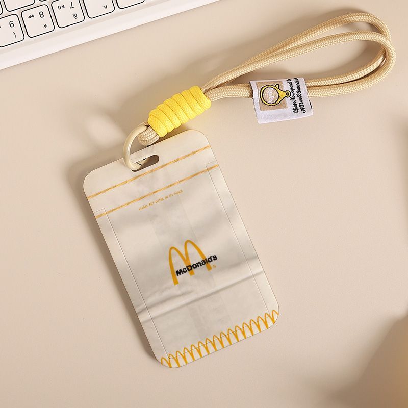 原创麦当劳纸袋公交卡套