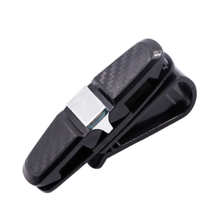 车载眼镜夹多功能车用墨镜支架车内眼睛盒创意汽车遮阳板收纳夹子