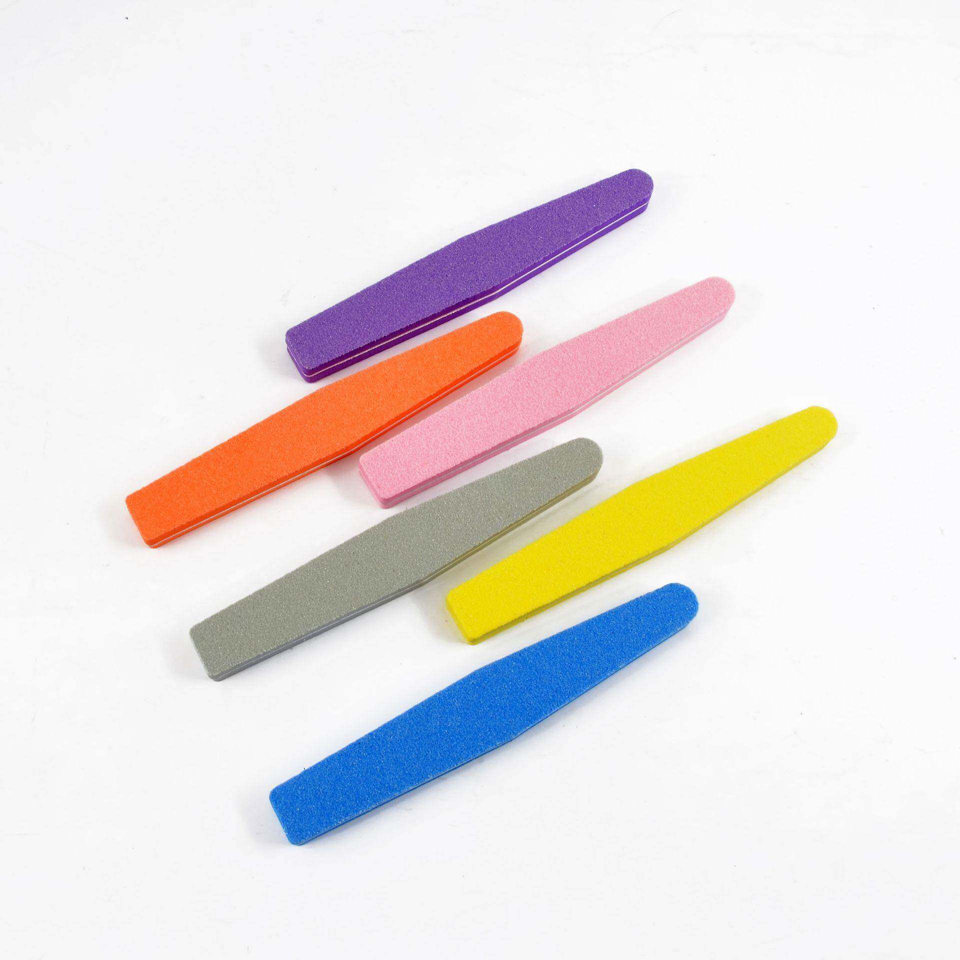 现货菱形海绵锉可水洗eva指甲锉双面打磨海绵打磨条两面可用美甲