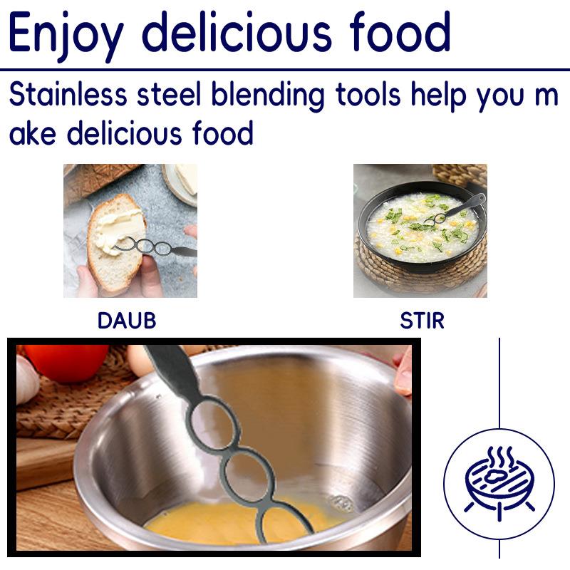 跨境2025年新品 Peanut Butter Mixer 不锈钢搅拌工具 厨房小工具