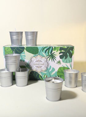 亚马逊跨境户外铁桶香茅蜡烛大豆蜡香茅油铁桶香茅香薰蜡烛