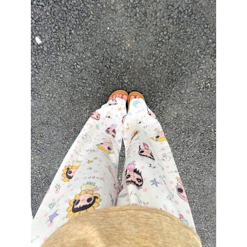 夏季软萌小玉印花女家居裤可外穿