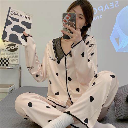 冰丝月子服夏季薄款两件套怀孕期孕妇睡衣女春秋产后哺乳喂奶套装