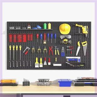 电竞洞板置物架科技感悬挂洞洞板挂墙桌面家用宿舍定制墙上置物架