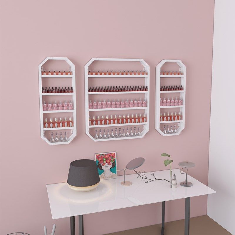 美甲架子壁挂甲油l胶展示架美甲店墙上置物架香水展示柜指甲油架,商业/办公家具,化妆品货架,淘宝优惠券,粉丝福利购,淘宝优惠卷