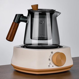 家用玻璃煮茶壶加厚耐热煮茶炉办公室养生 电陶炉煮茶器202l4新款