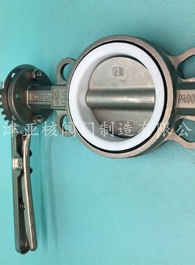 手柄不锈钢四氟蝶阀D71F-10/16P手动铁氟龙304/316/3Y16L保材质