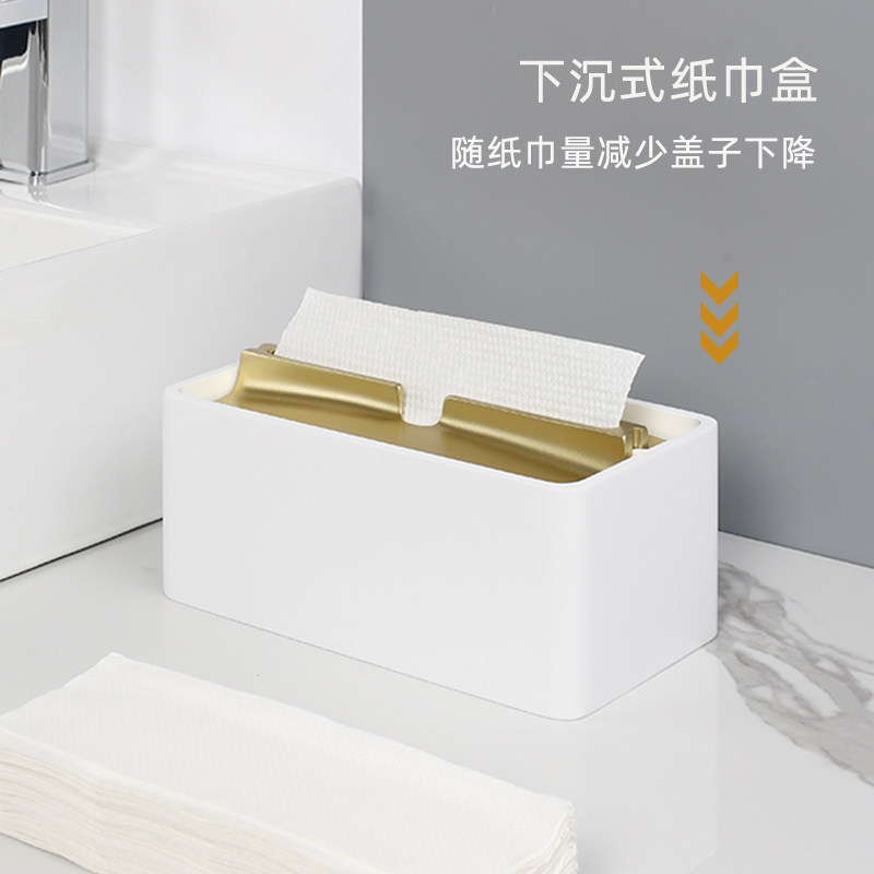 免打孔擦手纸盒i家用厨房卫生间立式台式抽纸盒桌面台面抹手纸巾