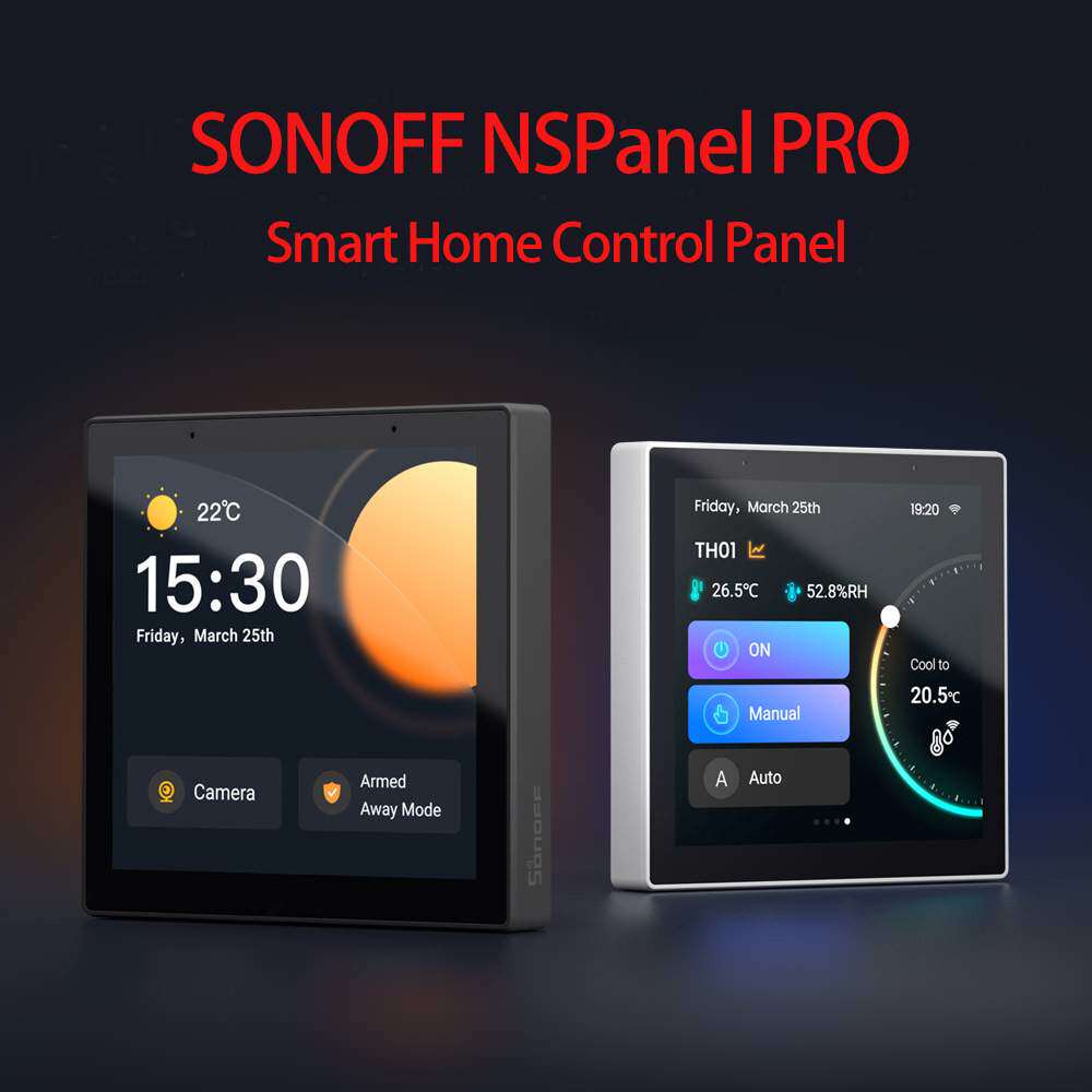 Sonoff Nspanel Pro智能家居控制面板Zigbee 3.0网关场景联动控制