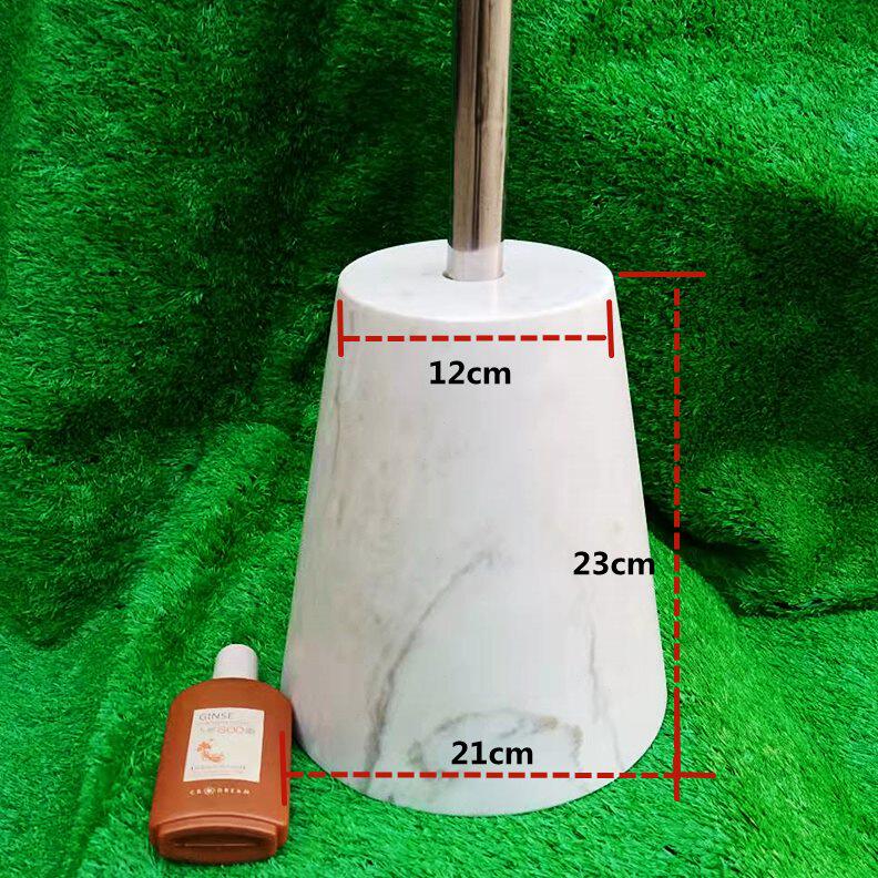 天然鹅卵石服装衣架底座底盘石头支架岩石卵石服装店展示装饰布景