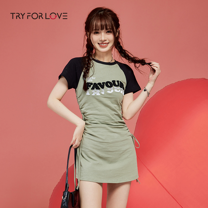 插肩裙子夏季女2025新款可甜可盐连衣裙夏季轻奢高级感小众包臀裙