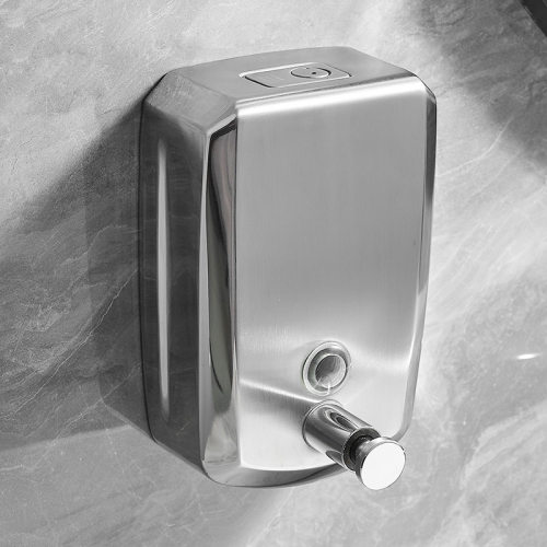 304不锈钢皂液器 挂壁给皂器壁挂皂液瓶洗手液器皂液盒洗手液器