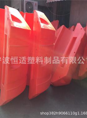 恒适大型管道浮体孔径800夹管浮体PE材质大浮力滚塑管道浮体报价