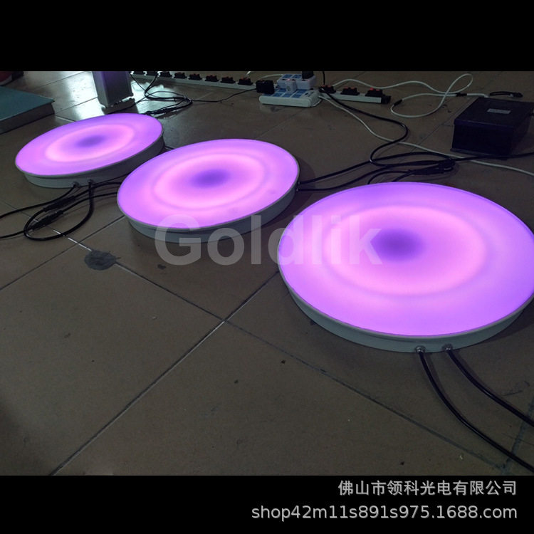 LED圆形感应发光地埋灯