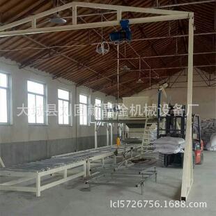 大型岩棉复合板设备安装大城水泥基聚笨颗粒匀质保温板线设备