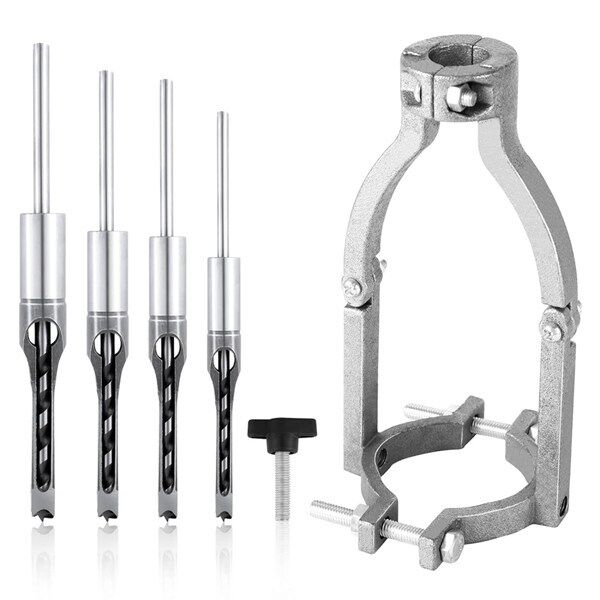 6个Mortise Chisel Bit高档木工方孔钻方孔钻头角榫钻方榫钻角凿