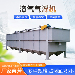 平流溶气气浮机污水处理设备 化工塑料养殖屠宰污水处理设备厂家