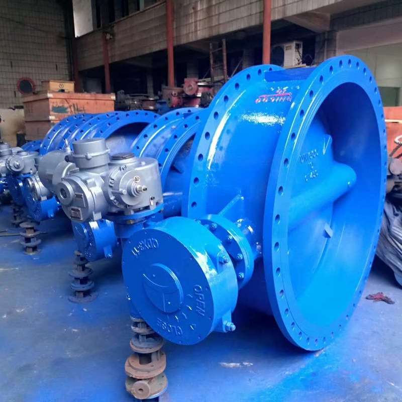 D942X-16电自一体电动双偏心蝶阀DN800法兰双偏心软密封蝶阀DN700