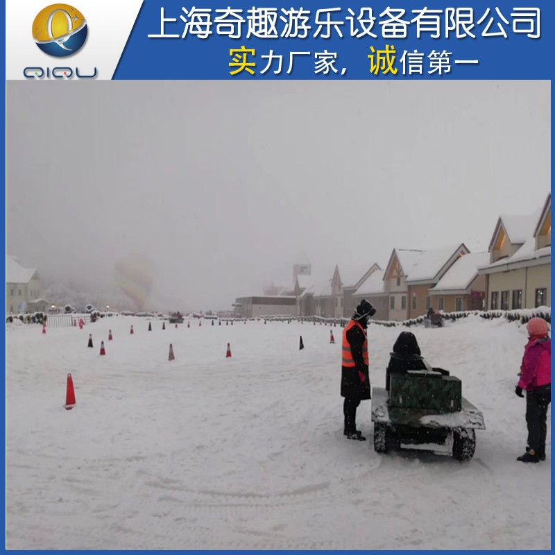 户外冰雪游乐设备冰上雪地油动坦克景区仿真坦克游乐设施