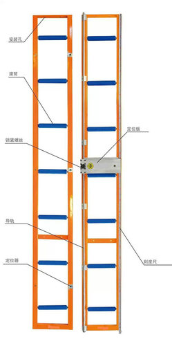 铝材切割机气动送料架导轨配件