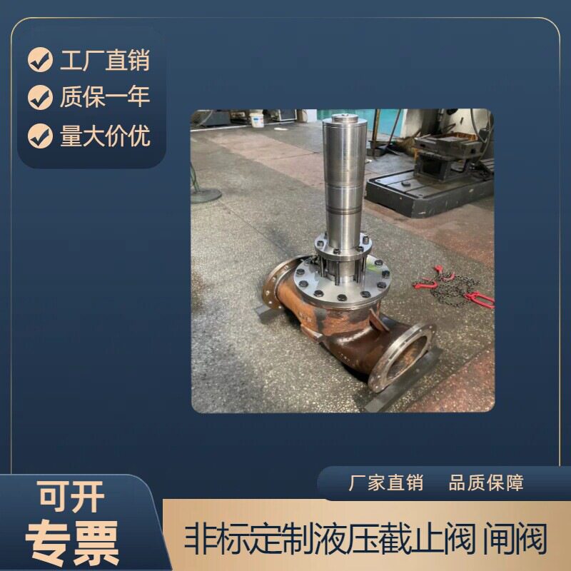 闸阀截止带单作用止回阀液压双截止阀手动液动非标作用