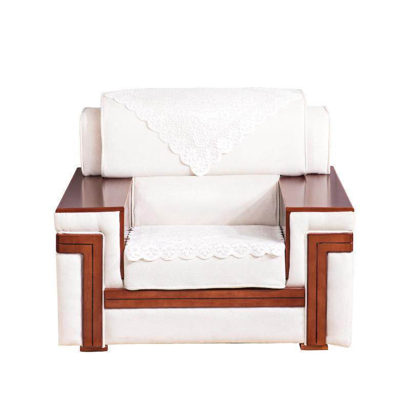 办公室沙会古典中式小贵宾会型客无品牌/议接待单人位发布艺沙发