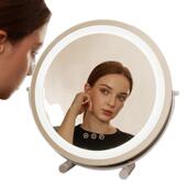 网红智补能LD化妆E镜金属旋58698转光灯镜宿桌面梳妆舍镜