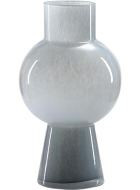 YYC-2515博西家摆居冷烟灰色水培玻璃花瓶件饰家居软装花样板间装